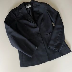 Navy Calvin Klein Pinstripe Skirt Suit Size 4